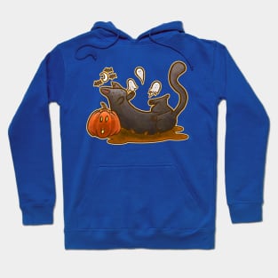 Playful Halloween Kitty Hoodie